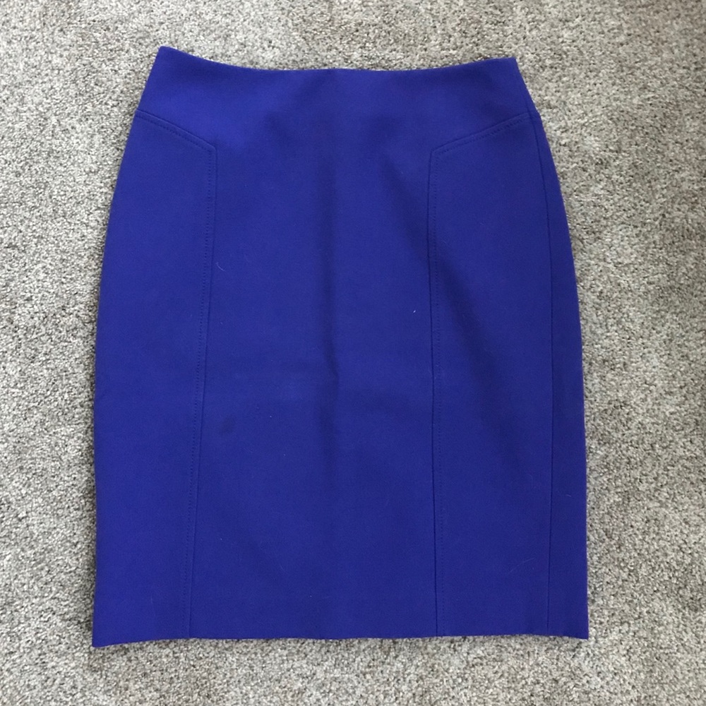 Purple pencil skirt